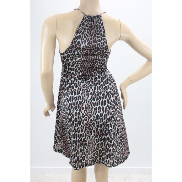 Vintage Vanity Fair Short Nightgown S Cheetah Animal Print Sexy Cave Woman USA - Picture 3 of 11